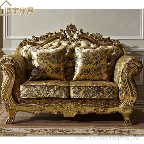 gold royal luxury classic European style sofa set